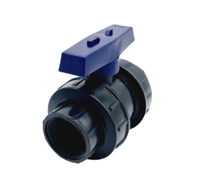 Ball Valve - Polypropylene  Threaded -  Double Union 2 Inch